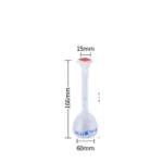 Volumetric Flask PP/Glass Full Range 10ml / 25ml / 50ml / 100ml / 250ml / 500ml - 100ml Plastic German