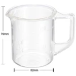 Measuring Jug with Cover PP/ Beaker with handle 100ml / 250ml / 500ml / 1L / 2L / 3L / 5L - 100ml TPX Japan