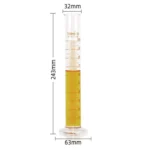 Measuring Cylinder Glass 5ml / 10ml / 25ml / 50ml / 100ml / 250ml / 500ml / 1L / 2L - 100ml Thick Glass