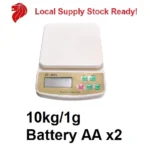 Digital Weighting Scale, Digital Balance, Kitchen Scale Balance. - 10kg x 1g