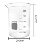 Glass Beaker 1L/2L/3L/5L Tall/Short form - 2000ml