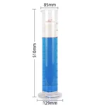 Measuring Cylinder Glass 5ml / 10ml / 25ml / 50ml / 100ml / 250ml / 500ml / 1L / 2L - 2000ml Wheel Brand