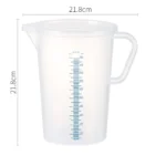 Measuring Jug with Cover PP/ Beaker with handle 100ml / 250ml / 500ml / 1L / 2L / 3L / 5L - 2000ml with Cover
