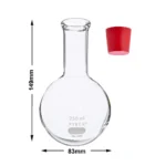 Round Bottom Flask/ Kjeldahl Flask/ Distilling Flask - 250ml with Stopper