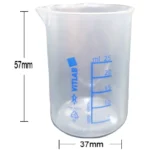 Plastic Beaker PP 25ml / 50ml / 100ml / 150ml / 250ml / 500ml / 1L / 2L - 25ml Vitlab x 2
