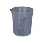 Plastic Beaker PP 25ml / 50ml / 100ml / 150ml / 250ml / 500ml / 1L / 2L - 2L Black Marking