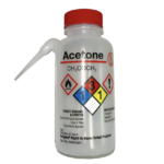 Wash Bottle Safety Labeled Self Venting/ Graduated Wash Bottle 100ml / 250ml / 500ml / 1000ml - Acetone 250ml