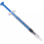 Plastic Measuring Syringe, Sterile 1ml / 2.5ml / 5ml / 10ml / 20ml / 30ml / 50ml / 100ml / 300ml / 500ml - Blue Syringe 1ml x20