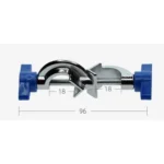 Retort Stand/ Retort Bosshead/ Retort Clamp/ Burette Clamp Laboratory Scientific Education - Bossed Blue Tip x 2