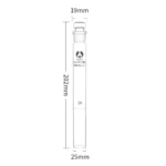 Measuring Cylinder Glass 5ml / 10ml / 25ml / 50ml / 100ml / 250ml / 500ml / 1L / 2L - Colorimetric 50