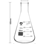 Erlenmeyer Flasks / Conical Flasks Glass / PP full size Ranges - Conical Flask 500ml