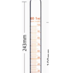 Measuring Cylinder Glass 5ml / 10ml / 25ml / 50ml / 100ml / 250ml / 500ml / 1L / 2L - Cylinder Stopper 100ml