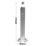Measuring Cylinder Glass 5ml / 10ml / 25ml / 50ml / 100ml / 250ml / 500ml / 1L / 2L - Cylinder Stopper 500ml