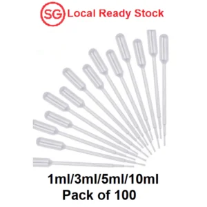 Disposable transfer pipettes, plastic Dropper 1ml / 3ml / 5ml / 10ml