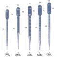 Disposable transfer pipettes 3
