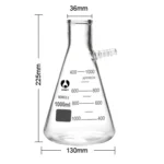 Erlenmeyer Flasks / Conical Flasks Glass / PP full size Ranges - Filter Flask 1000ml