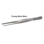 Dressing Forceps all types (Sharp/ Blunt/ Cruve/ Guide Pin/ Flat End/ Tooth Tissue/ Angular/ Cover glass tweezers) - Forceps Blunt 20mm
