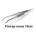Dressing Forceps all types (Sharp/ Blunt/ Cruve/ Guide Pin/ Flat End/ Tooth Tissue/ Angular/ Cover glass tweezers) - Forceps Curve 13mm