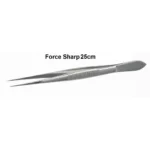 Dressing Forceps all types (Sharp/ Blunt/ Cruve/ Guide Pin/ Flat End/ Tooth Tissue/ Angular/ Cover glass tweezers) - Forceps Sharp 25mm
