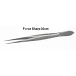 Dressing Forceps all types (Sharp/ Blunt/ Cruve/ Guide Pin/ Flat End/ Tooth Tissue/ Angular/ Cover glass tweezers) - Forceps Sharp 30mm