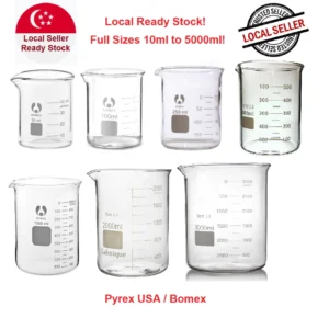 Glass Beaker 1L/2L/3L/5L Tall/Short form