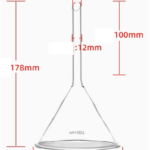 SG Stock Glass Funnel 5cm / 6cm / 7.5cm / 9cm / 10cm / 12cm / 15cm - 10cm