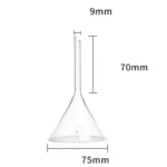 SG Stock Glass Funnel 5cm / 6cm / 7.5cm / 9cm / 10cm / 12cm / 15cm - 7.5cm
