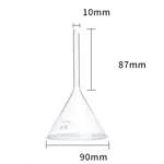 SG Stock Glass Funnel 5cm / 6cm / 7.5cm / 9cm / 10cm / 12cm / 15cm - 9cm x 2