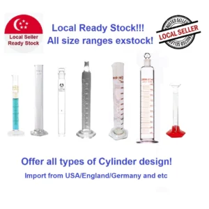Measuring Cylinder Glass 5ml / 10ml / 25ml / 50ml / 100ml / 250ml / 500ml / 1L / 2L
