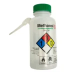 Wash Bottle Safety Labeled Self Venting/ Graduated Wash Bottle 100ml / 250ml / 500ml / 1000ml - Methanol 250ml