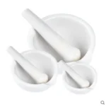 Mortar And Pestle Set Porcelain 60mm / 90mm / 100mm / 130mm / 160mm SG stock - 60mm