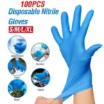 Nitrile Gloves Box of 100s size S / M / L / XL (Thick Quality!) - S