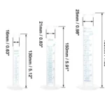 Food/Lab Grade Plastic Graduated TPX/PP Cylinder 10 / 25 / 50 / 100 / 250 / 500 / 1L / 2L - PP 10/25/50ml Set