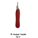 Scalpel Handle with Blades - PP Handle No 4
