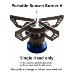Portable Camping Bunsen Burner, Clamping Stove, Burner Stove - Portable A-Head Only