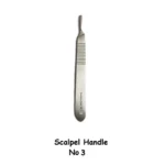 Scalpel Handle with Blades - S.S. Handle No 3
