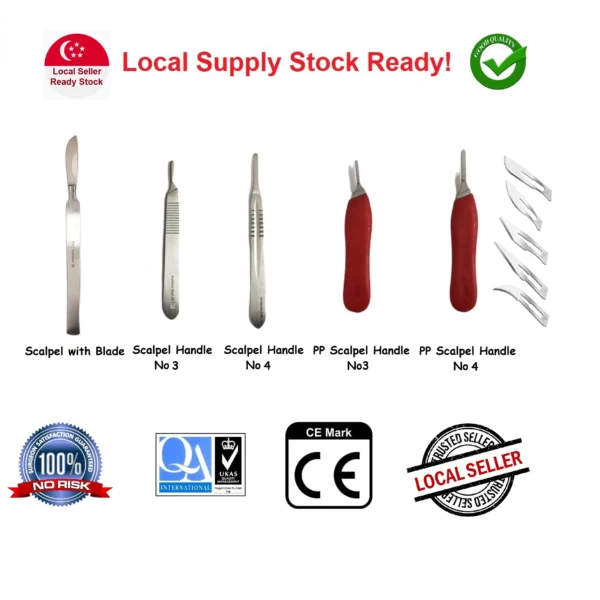 Scalpel Handle with Blades 1