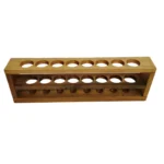 Test Tube Rack Wooden/Plastic - 1 Row Boiling Rack