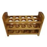 Test Tube Rack Wooden/Plastic - 3 Tiers Boiling Rack