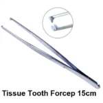 Dressing Forceps all types (Sharp/ Blunt/ Cruve/ Guide Pin/ Flat End/ Tooth Tissue/ Angular/ Cover glass tweezers) - Tooth Tissue 13cm