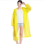 Raincoat EVA FREE SIZE For Unisex - Yellow
